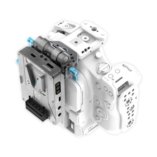 Canon C80 Cage (V-Mount Battery Plate Kit)(Raven Black)