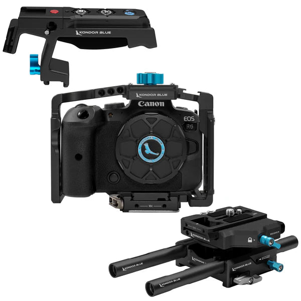 Kondor Blue Canon R5 Arca Basis Rig MKII (R5/R6/R) (Raven Black)