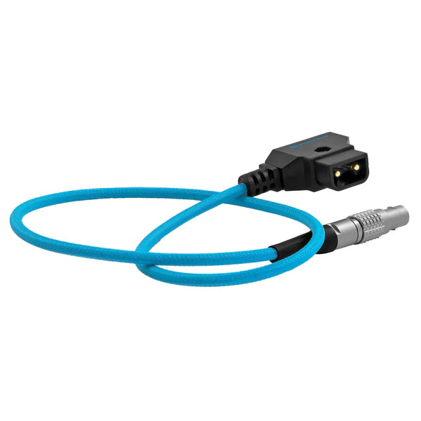 Kondor Blue Straight D-TAP TO LEMO 2 PIN 0B MALE POWER CABLE FOR Z CAM, SMALLHD, TERADEK
