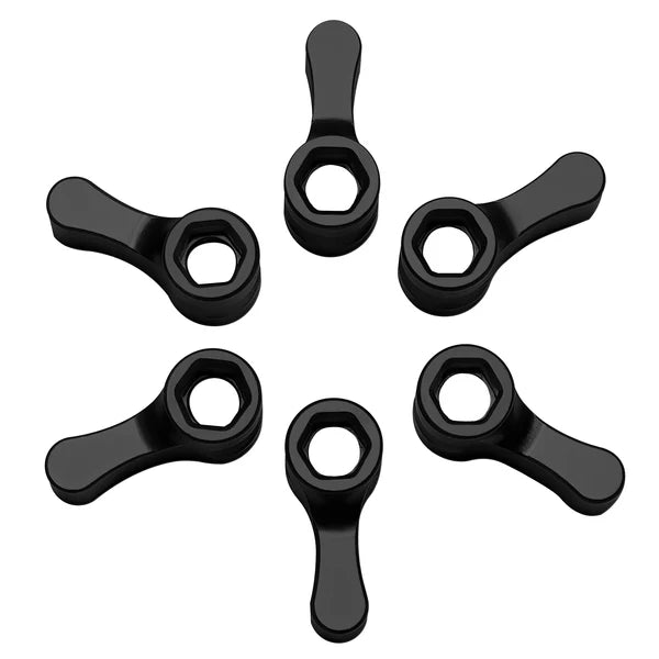 Kondor Blue Raven Black Knob Pack (6er-Pack)