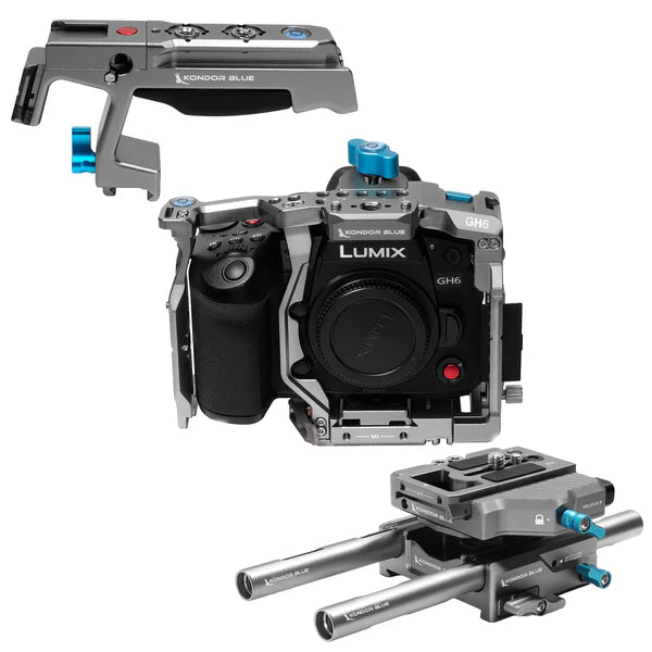 Kondor Blue Panasonic LUMIX GH6 Cage Base Rig MKII (Space Grey)