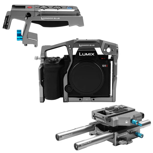 Kondor Blue Panasonic LUMIX S5II/X Base Rig MKII (Space Grey)