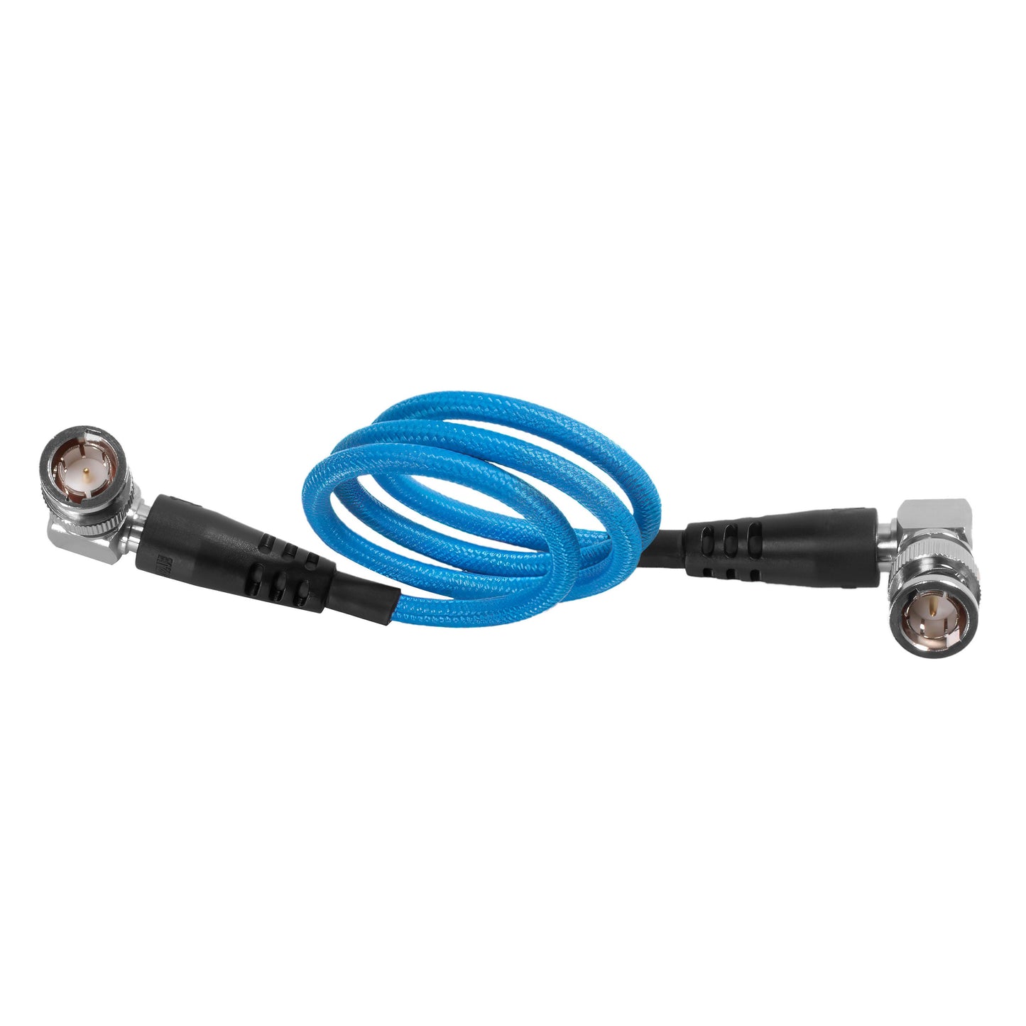 Kondor Blue 22" 12G SDI Right Angle Cable for 4K 60p Camera Monitors and Transmitters (Kondor Blue)