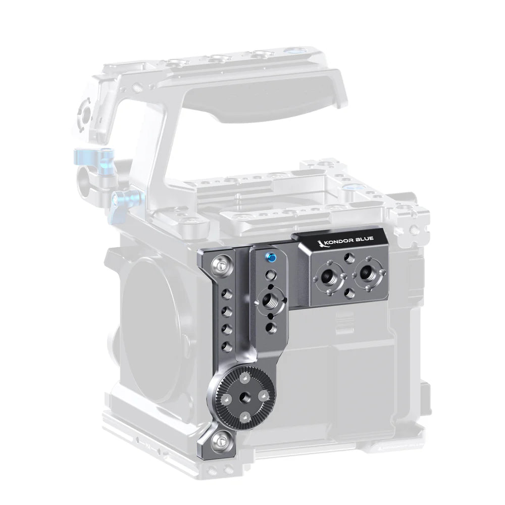 Kondor Blue RED V-RAPTOR Left Side Plate (Space Gray)