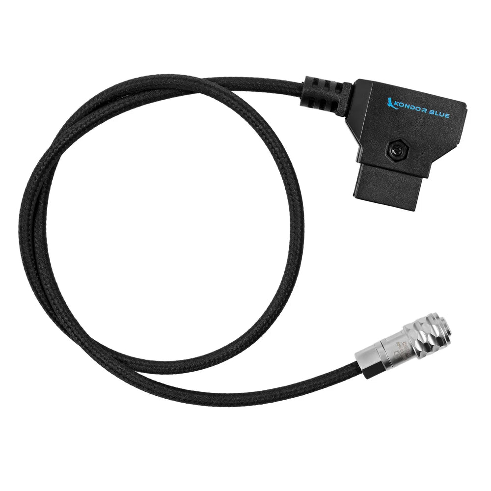 Kondor Blue D-Tap to BMPCC 4K 6K Power Cable for Blackmagic Pocket Cinema Camera 4K P-Tap 20" - Black