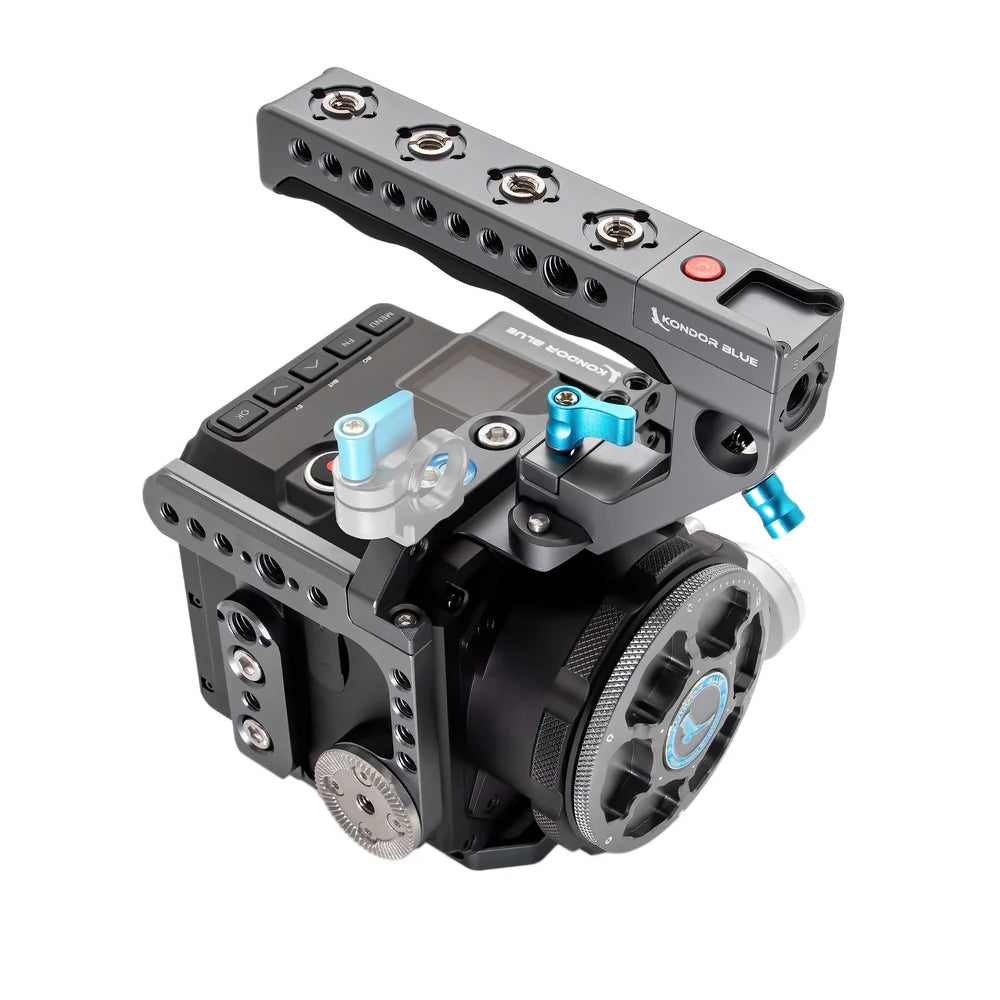 Kondor Blue Z Cam Cage E2 Flaggschiff-Käfig (S6 F6 F8) – mit Griff oben (Space Grey)