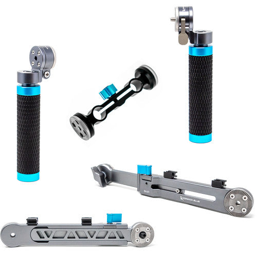 Kondor Blue ROSETTE ARMS, GRIPS, AND CLAMP BUNDLE