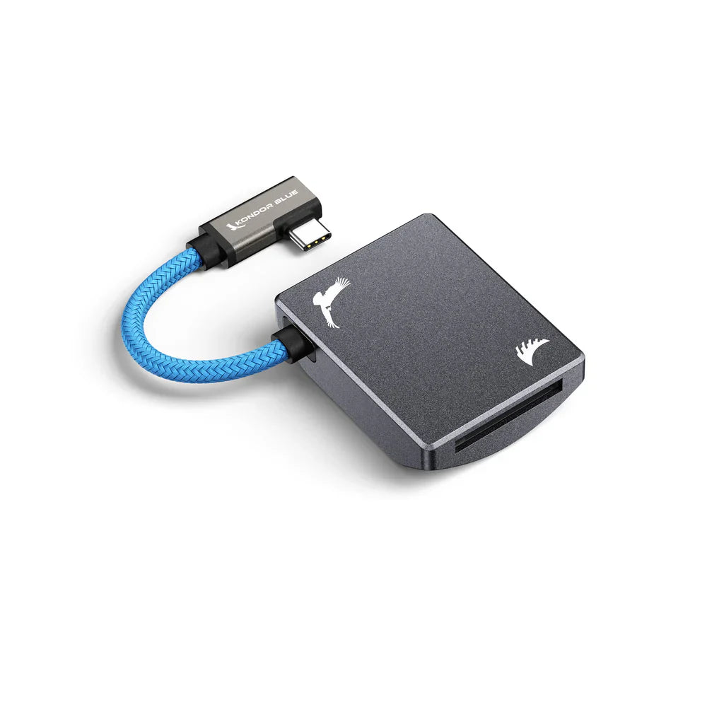 Kondor Blue Aufnahmemodul für MagSafe iPhone 15 von Angelbird und KONDOR BLUE (CFexpress Typ B) (Space Grey)