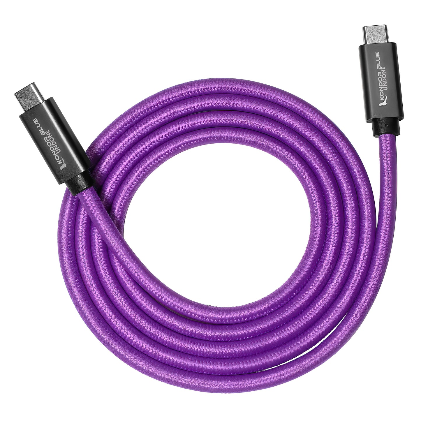 Kondor Blue Gerald Undone 15FT Tether USB-C 3.2 Cable for Data & Charging (Right Angle)
