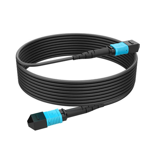 Kondor Blue Fletch Fiber Armored Cable OM3 MPO (1000 Feet)