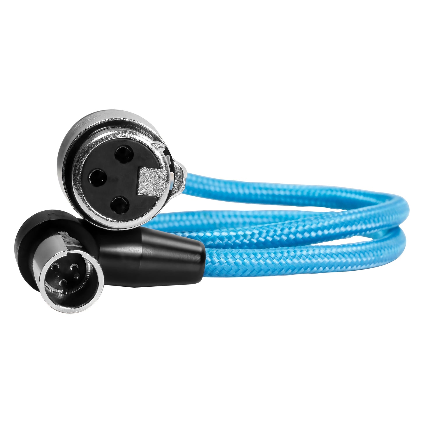 Kondor Blue 17" Right Angle Mini Xlr To Xlr For Bmpcc 6k Pro/c70 Camera