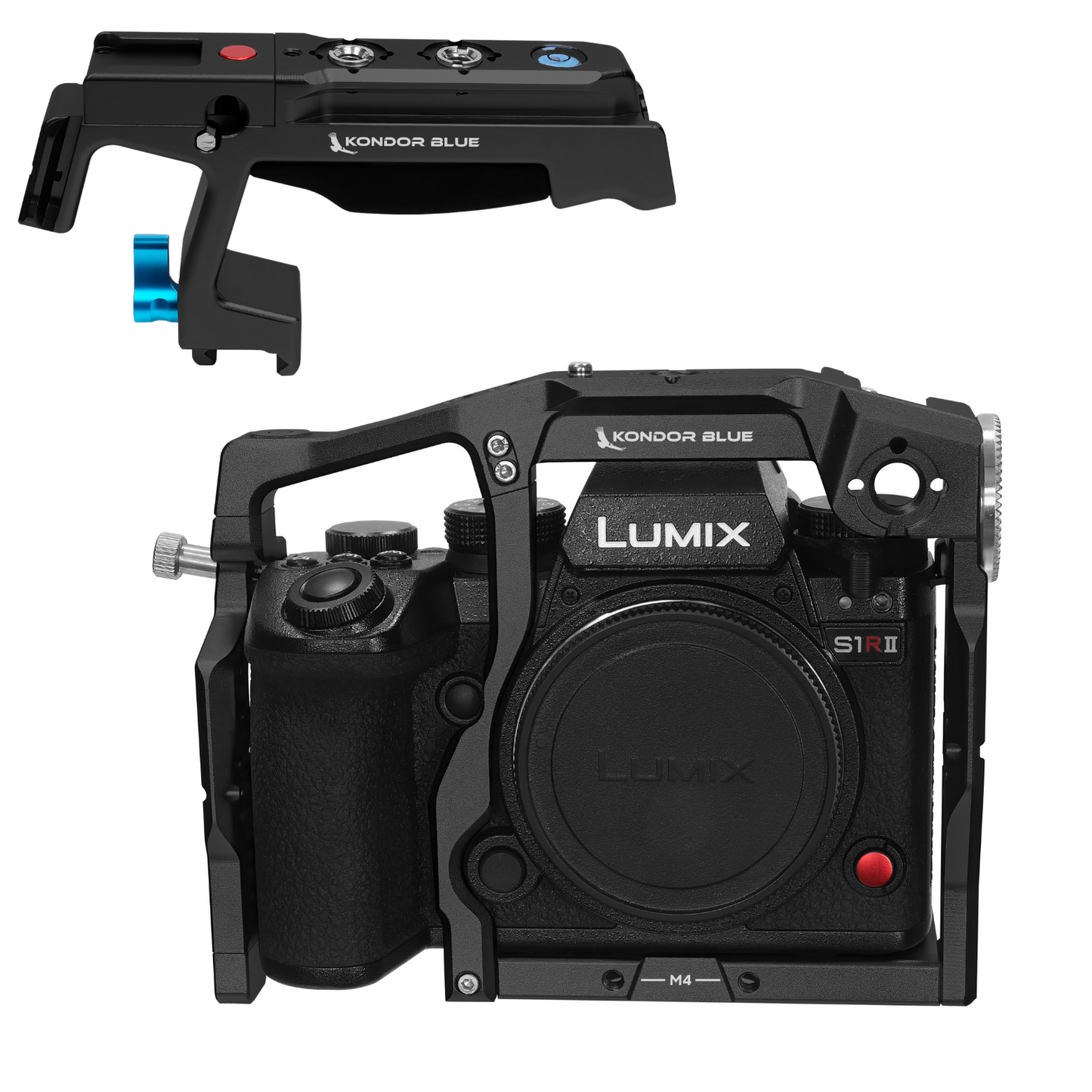 Kondor Blue Panasonic LUMIX S1RII Cage (With Top Handle)(Raven Black)