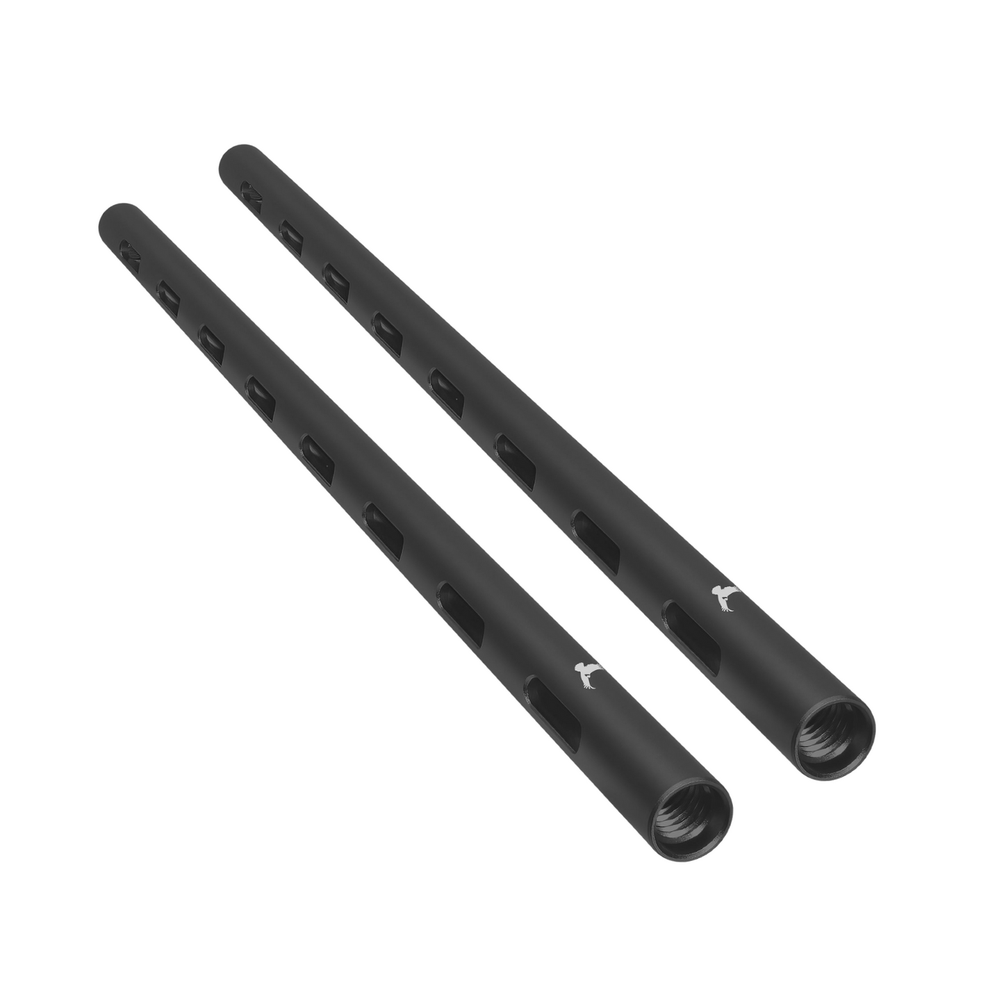 Kondor Blue 15" PPSh 15mm Rod (Threaded, Raven Black) - 2 Pack