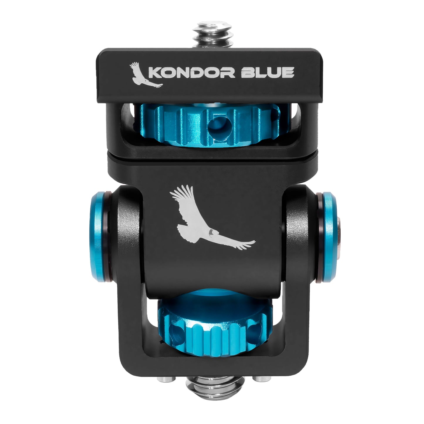 Kondor Blue 1/4" Swivel Tilt Monitor Mount With Arri Pin (Pan/Tilt) - Raven Black