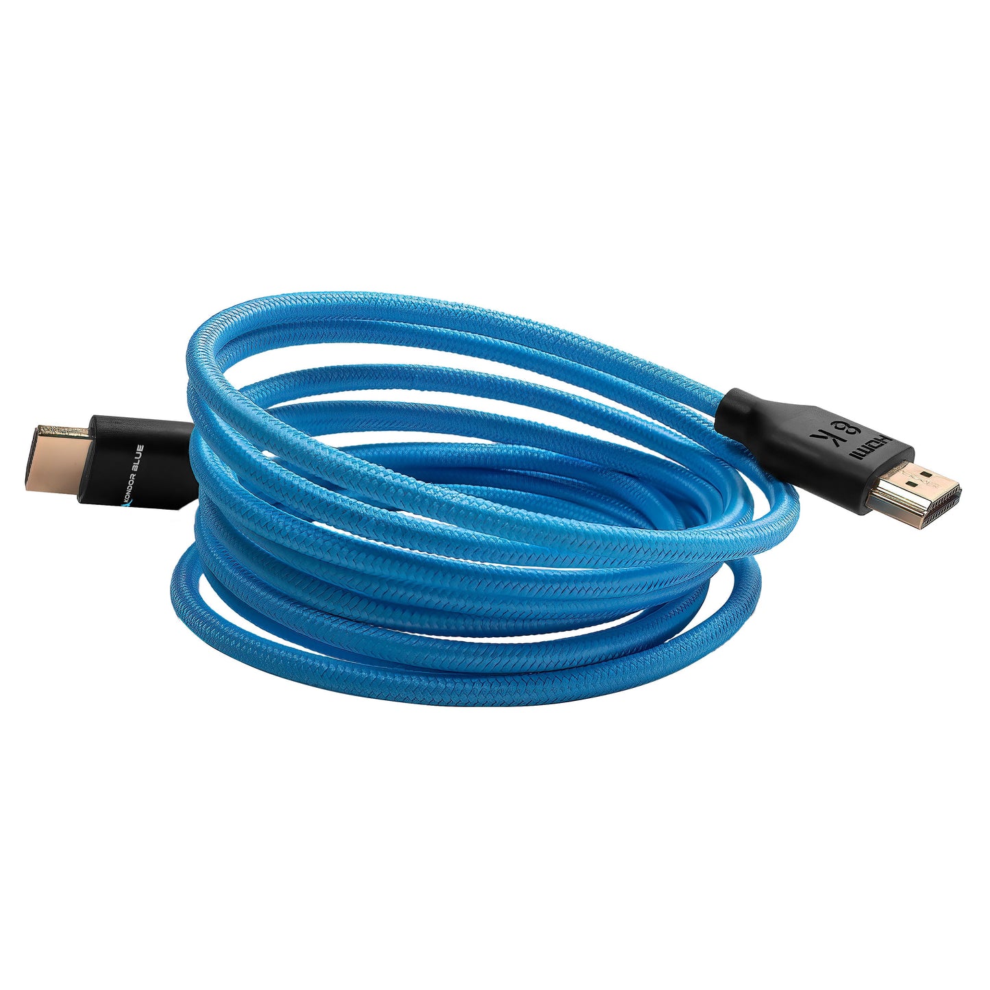 Kondor Blue 7FT 4K HDMI 2.0 GEFLOCHTENES BLAUES KABEL (Kondor Blue) (7 Fuß)