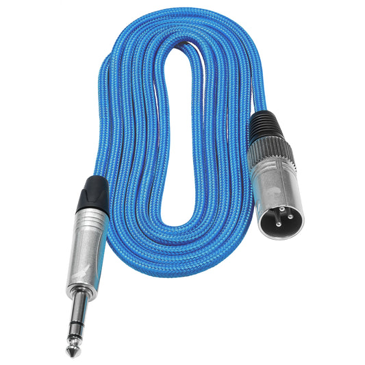 Kondor Blue WhoisMatt 6 FT 1/4 inch to XLR Male