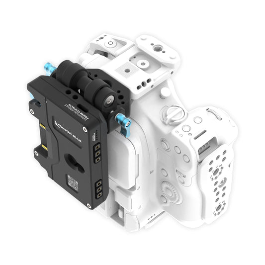 Canon C80 Cage (Gold Mount Battery Plate Kit)(Raven Black)