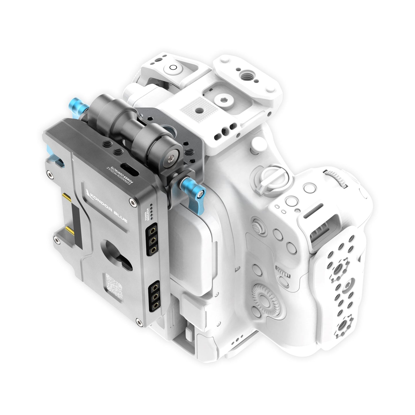 Canon C80 Cage (Gold Mount Battery Plate Kit)(Space Gray)