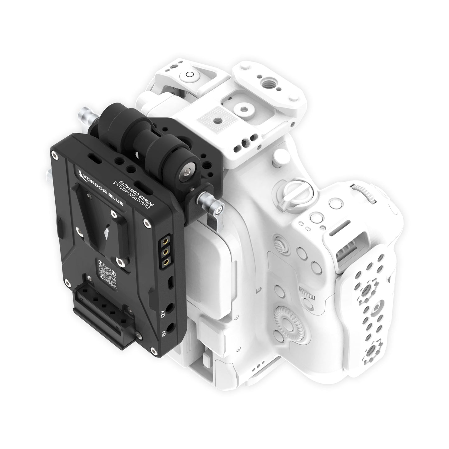 Canon C80 Cage (V-Mount Battery Plate Kit)(Raven Black)