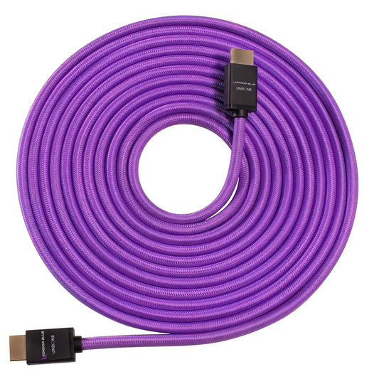 Kondor Blue Gerald Undone 15 FT Full-HDMI-Kabel 4K 30 Hz (Lila)