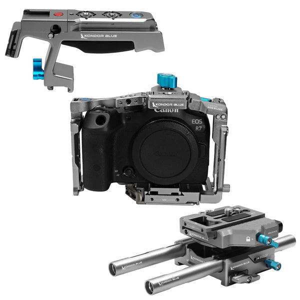 Kondor Blue Canon R7 Arca Base Rig MKII (Space Grey)