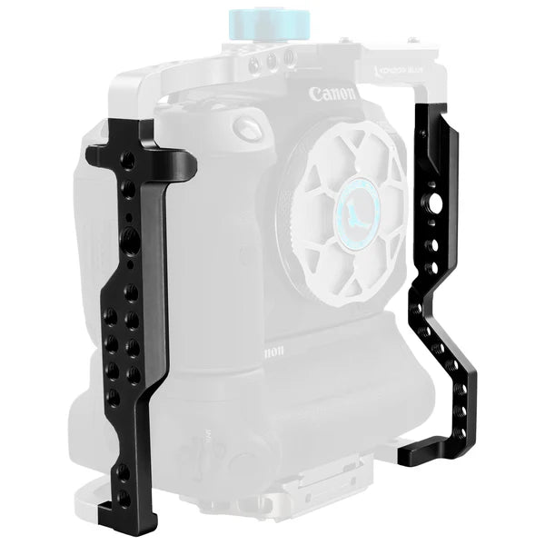 Kondor Blue Canon Arca R5 Batteriegriff-Mod-Kit: Lange Seitenschienen (Raven Black)