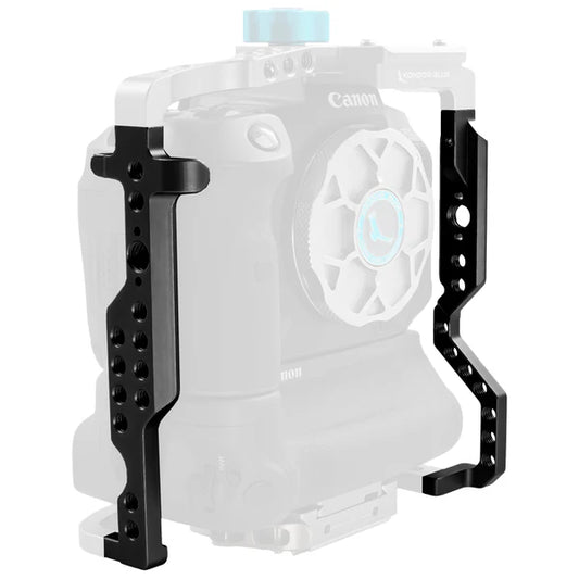 Kondor Blue Canon Arca R5 Batteriegriff-Mod-Kit: Lange Seitenschienen (Raven Black)