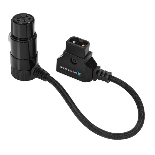 Kondor Blue D-Tap auf 4-polige XLR-Buchse, rechtwinkliges Stromkabel, Sony Venice/Burano/C400 (15,2 cm, gerade)