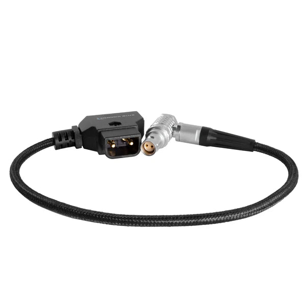 Kondor Blue DTAP zu RED Komodo (FGJ.0B.302.CLLD52) geflochtenes Kabel, rechtwinklig (Raven Black)