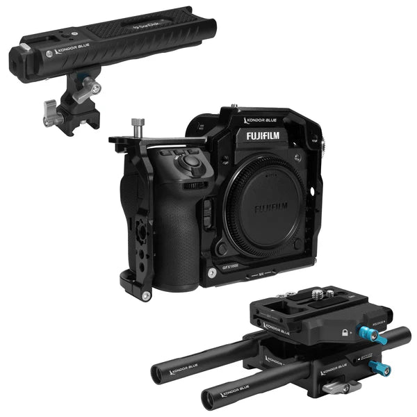 Kondor Blue FUJIFILM GFX100 II Basis-Rig MKII (Raven Black)