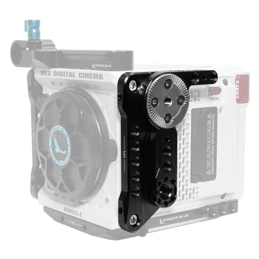 Kondor Blue RED Komodo X Linke Seitenplatte (Rabenschwarz)