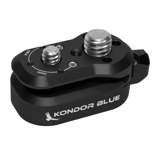Kondor Blue MINI LOCK QUICK RELEASE PLATES FOR PROFESSIONAL CAMERA WORKFLOWS(Raven Black)