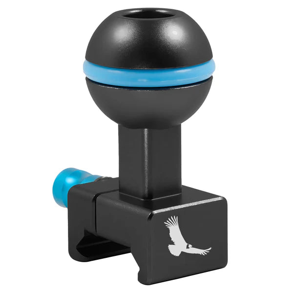 Kondor Blue NATO-Klemme an Kugelkopf für Magic Arms (Raven Black)