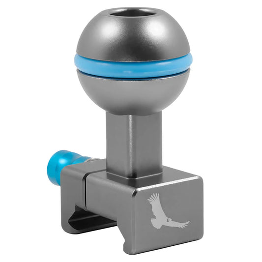 Kondor Blue NATO Clamp to Ball Head for Magic Arms (Space Gray)