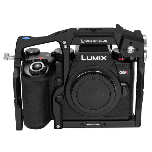 Kondor Blue Panasonic LUMIX G9 II Käfig (nur Käfig) (Raven Black)