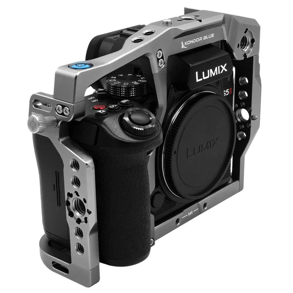 Kondor Blue PANASONIC LUMIX S5II/X CAGE (Ohne Griff oben / Space Grey)