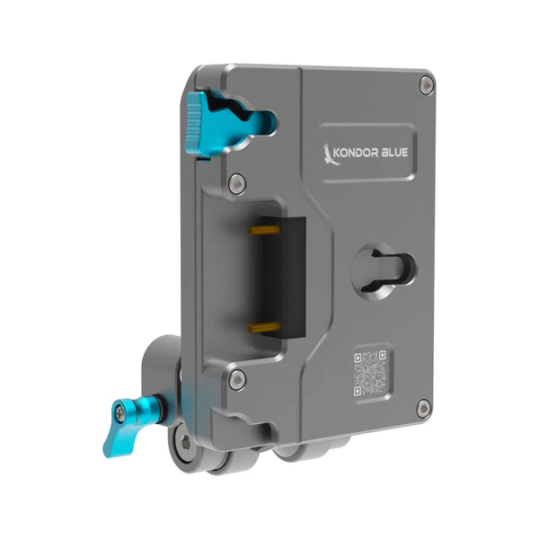 Kondor Blue Pro Gold Mount Batterieplatte mit schwenkbarem Stangenblock (Space Grey)