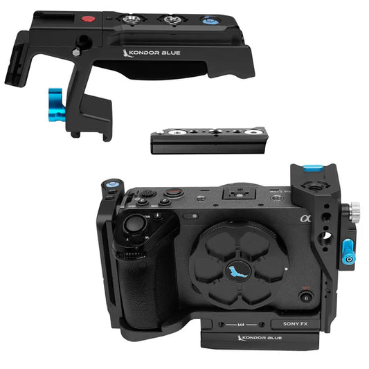 Kondor Blue Sony FX3 Cage -  Cage with Trigger Handle Black