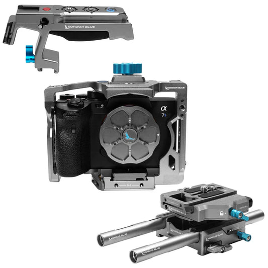 Kondor Blue Sony A1/A7 Series Base Rig MKII (A7S3/A7R4) (Space Grey)