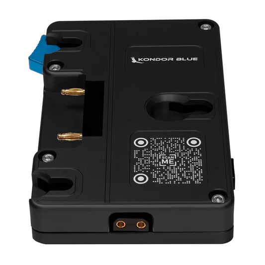 Kondor Blue Blackmagic URSA Mini Batterieplatte (Goldhalterung) (Raven Black)