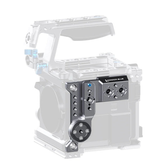 Kondor Blue RED V-RAPTOR Left Side Plate (Space Gray)