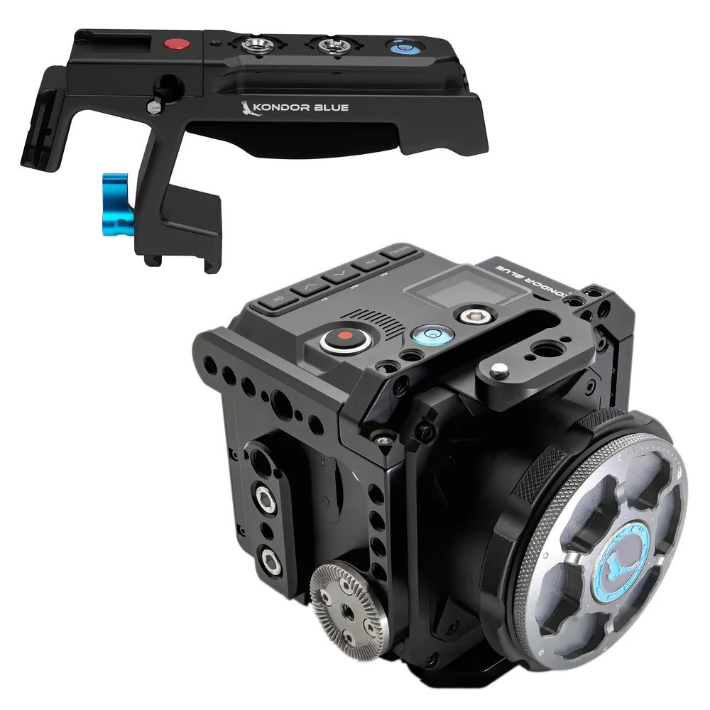 Kondor Blue Z Cam Cage E2 Flaggschiff-Käfig (M4 S6 F6 F8) (mit Griff oben) (Raven Black)