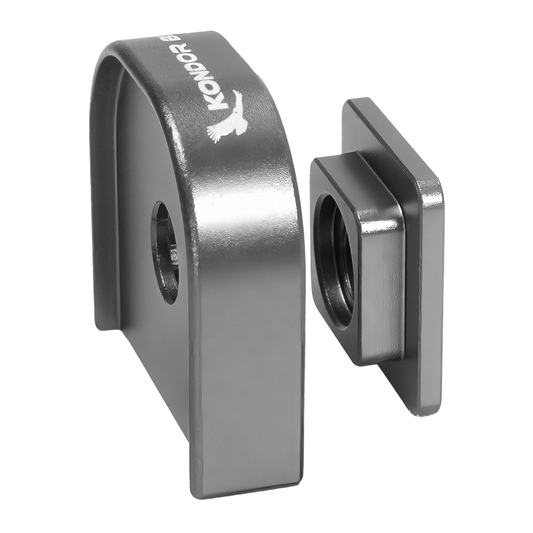 Kondor Blue Cold Shoe To Mini QR Plate Adapter Cradle