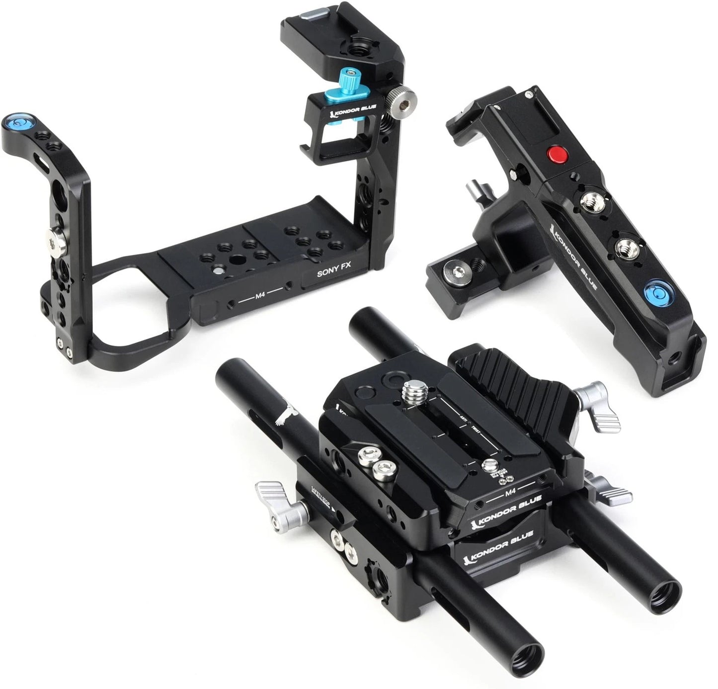 Kondor Blue Sony FX3/FX30 Base Rig (Raven Black)