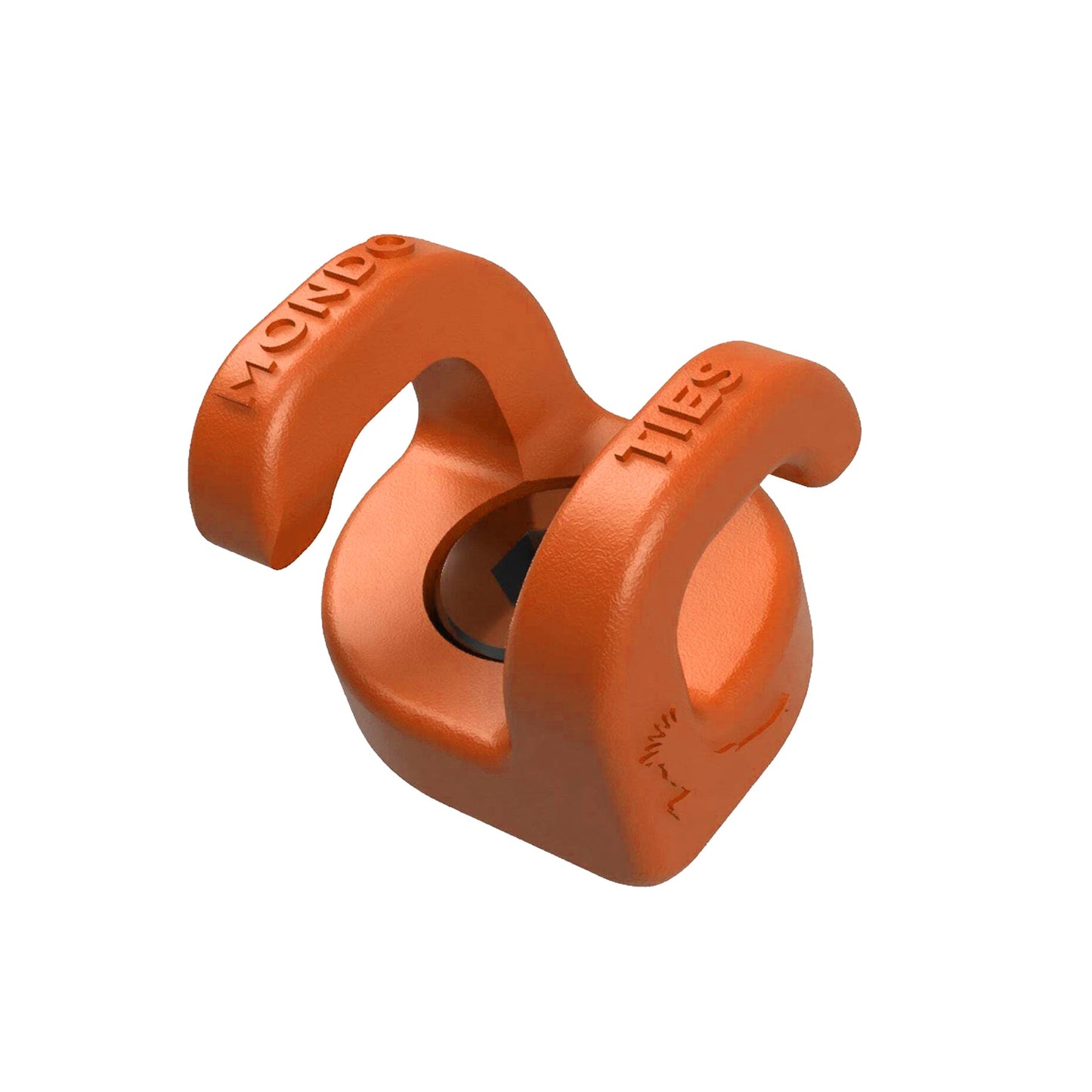 Kondor Blue Mondo Ties Cable Management Clips for Cameras (1/4"-20) ( 10 Pack / Phoenix Orange)