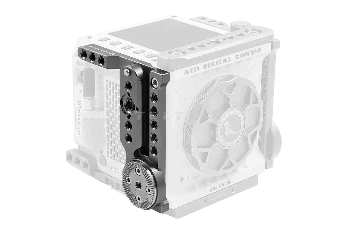 Rechte Seitenplatte Kondor Blue RED Komodo (Rabenschwarz)