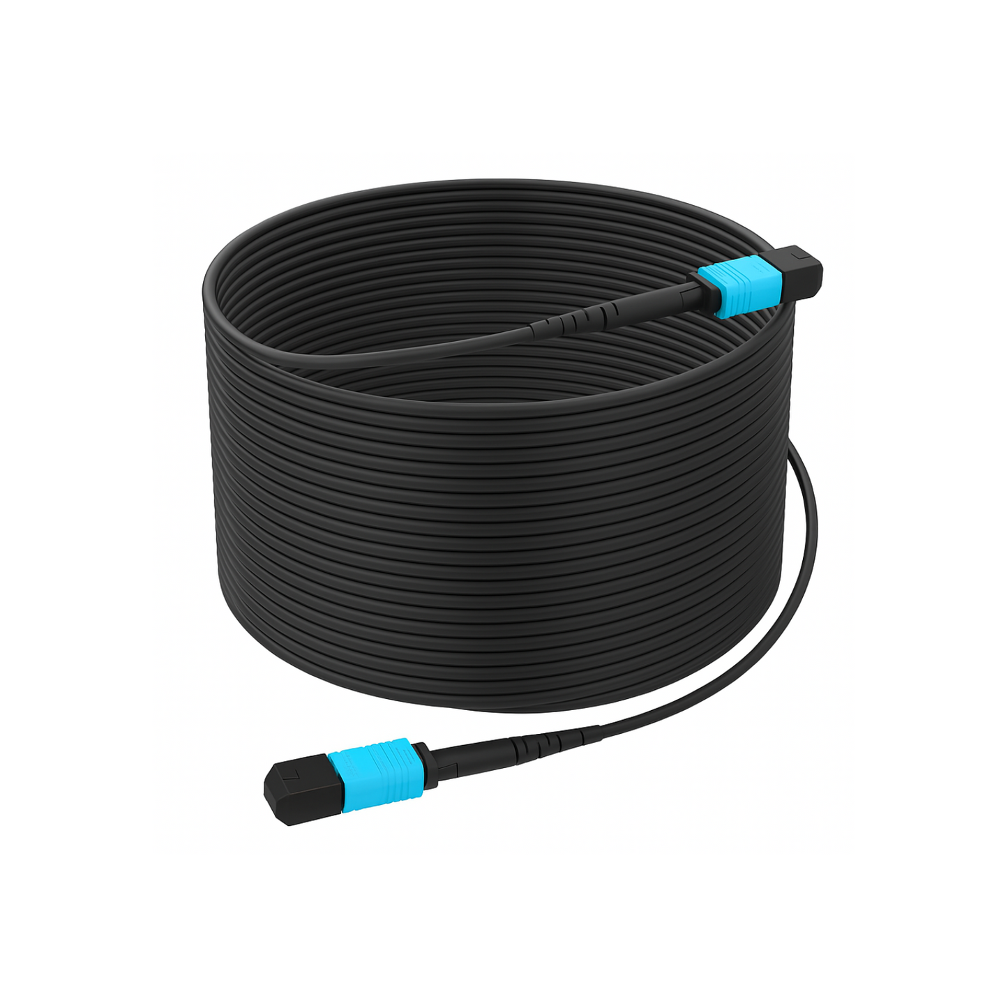 Kondor Blue Fletch Fiber Armored Cable OM3 MPO (300 Feet)