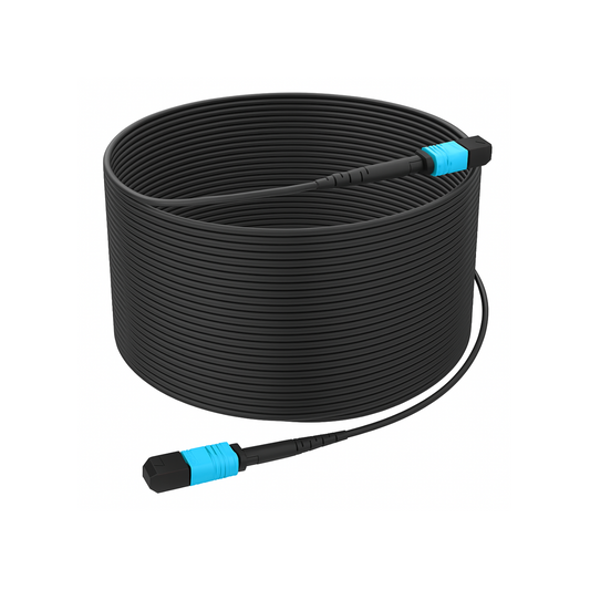 Kondor Blue Fletch Fiber Armored Cable OM3 MPO (500 Feet)