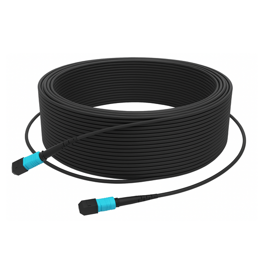 Kondor Blue Fletch Fiber Armored Cable OM3 MPO (1000 Feet)